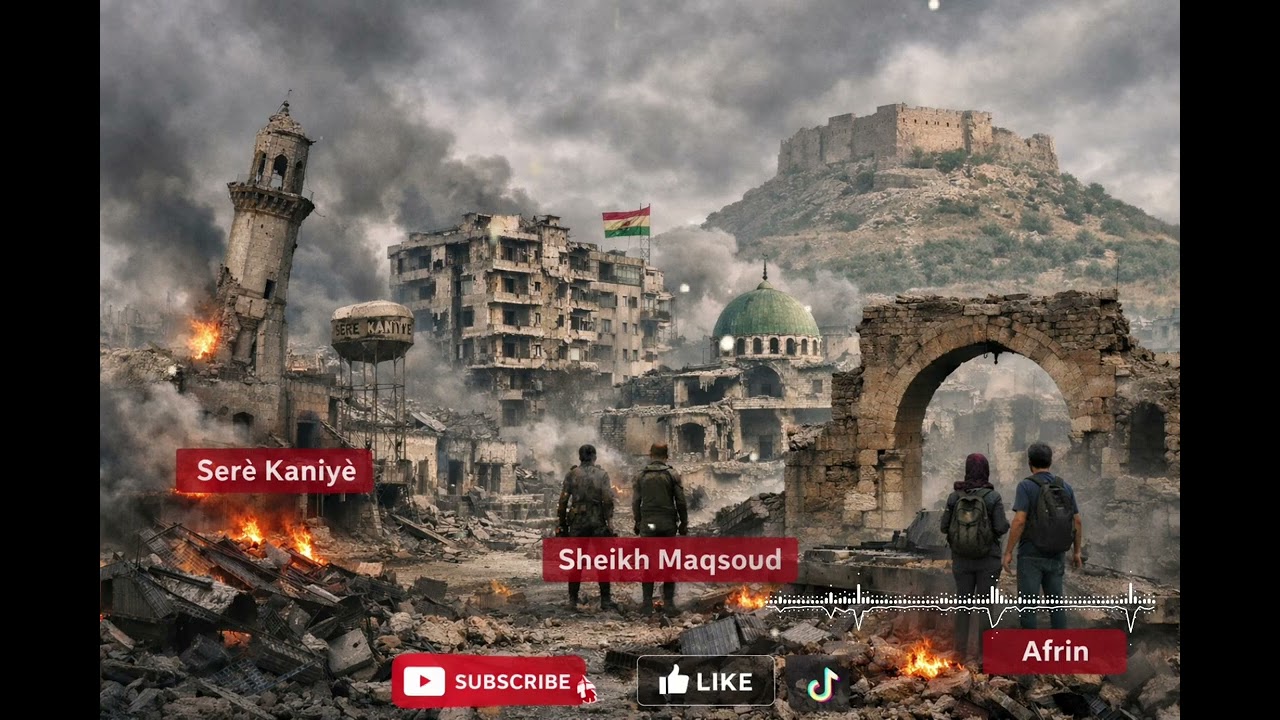 Serê Kaniyê Şêx Meqsûd EfrînBirîna welatê me💚❤️💛أغنية كوردية