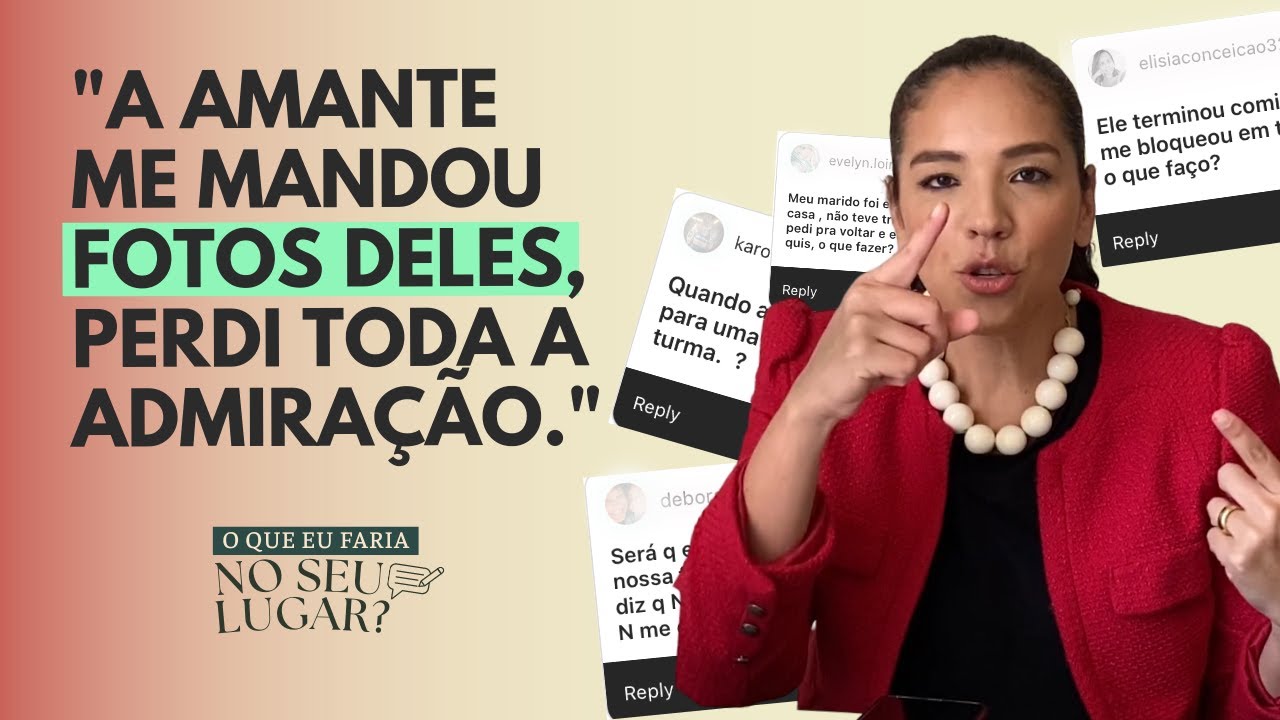 Ele nega, mas a amante enviou foto dos dois! | O que eu faria?