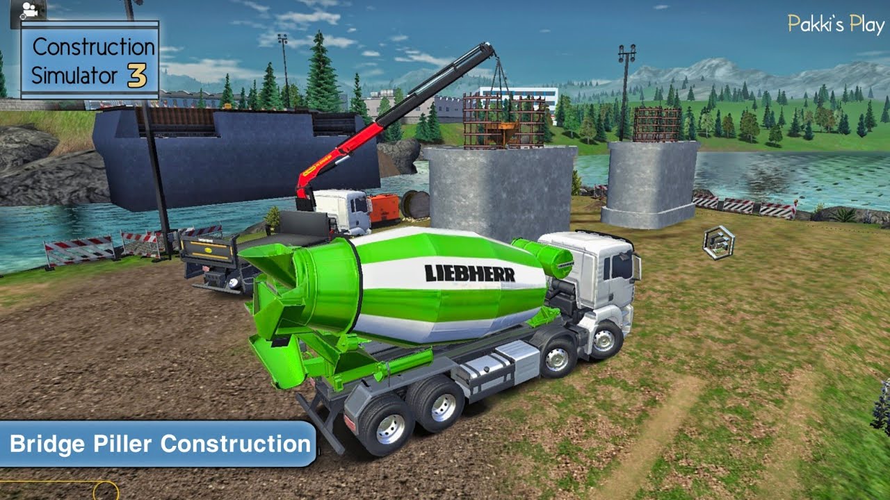 Bridge Piller Construction | Construction Simulator 3