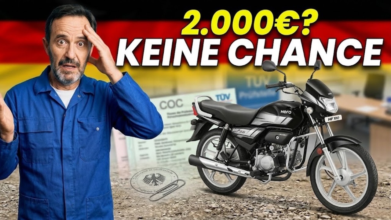 Das 2.000€ Motorrad aus Indien: Warum Deutsche es wegen der Euro-Norm kaum zulassen können