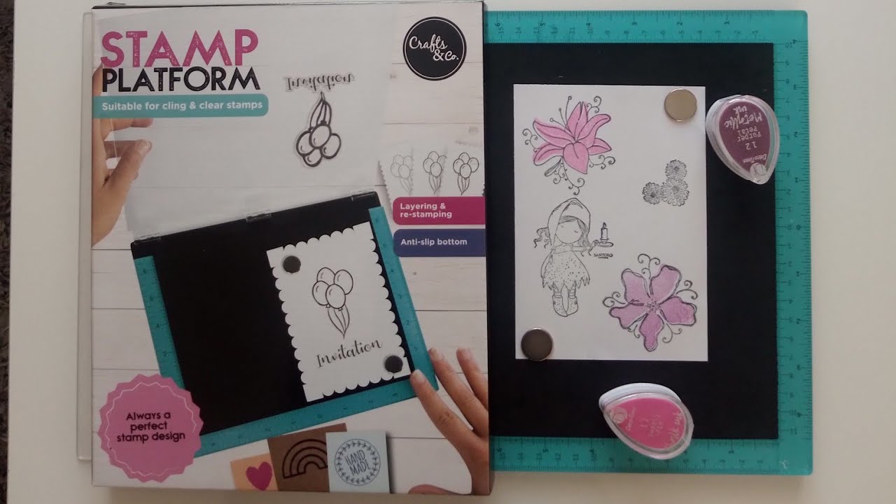 DÉMO PRESSE À TAMPON ACTION #stampplateform
