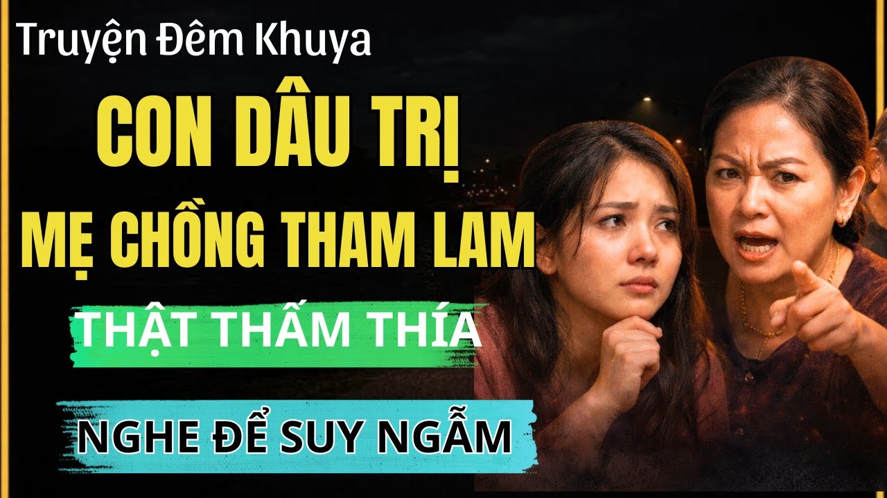 Nghe Mà Thấm: Con Dâu Trị Mẹ Chồng Tham Lam | Truyện Đêm Khuya Đặc Sắc