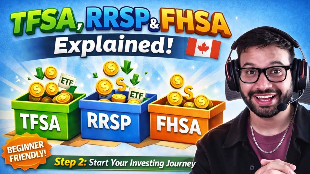 TFSA vs RRSP vs FHSA: Pick the RIGHT Account in 5 Minutes 🤯 (Canada Investing 2026)