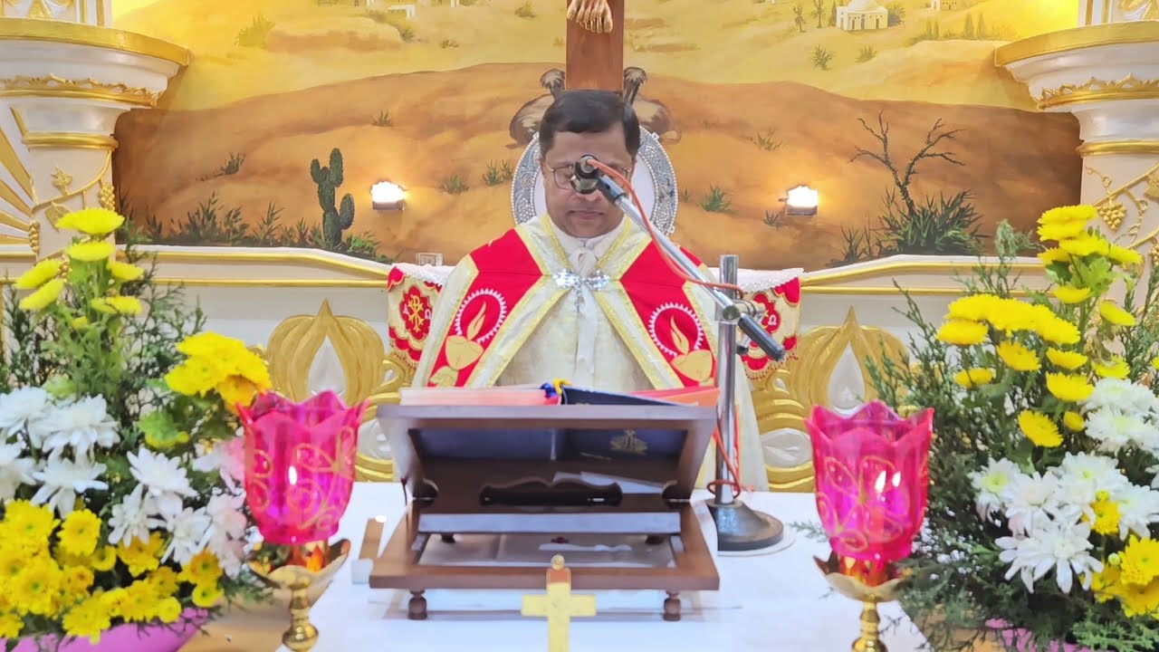 Holy  Mass  wednesdy  5.30   A M  April 8 I  Syro  Malabar I Fr Bineesh Augustine  Malayalam