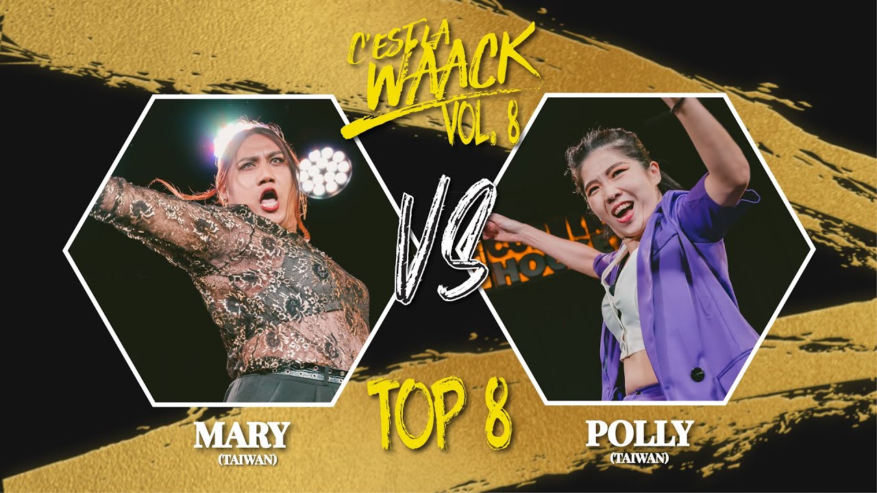 Waacking 1 on 1 Battle Top8 3 Polly（TWN）vs Mary（TWN）｜20221126 C'est La Waack Vol.8