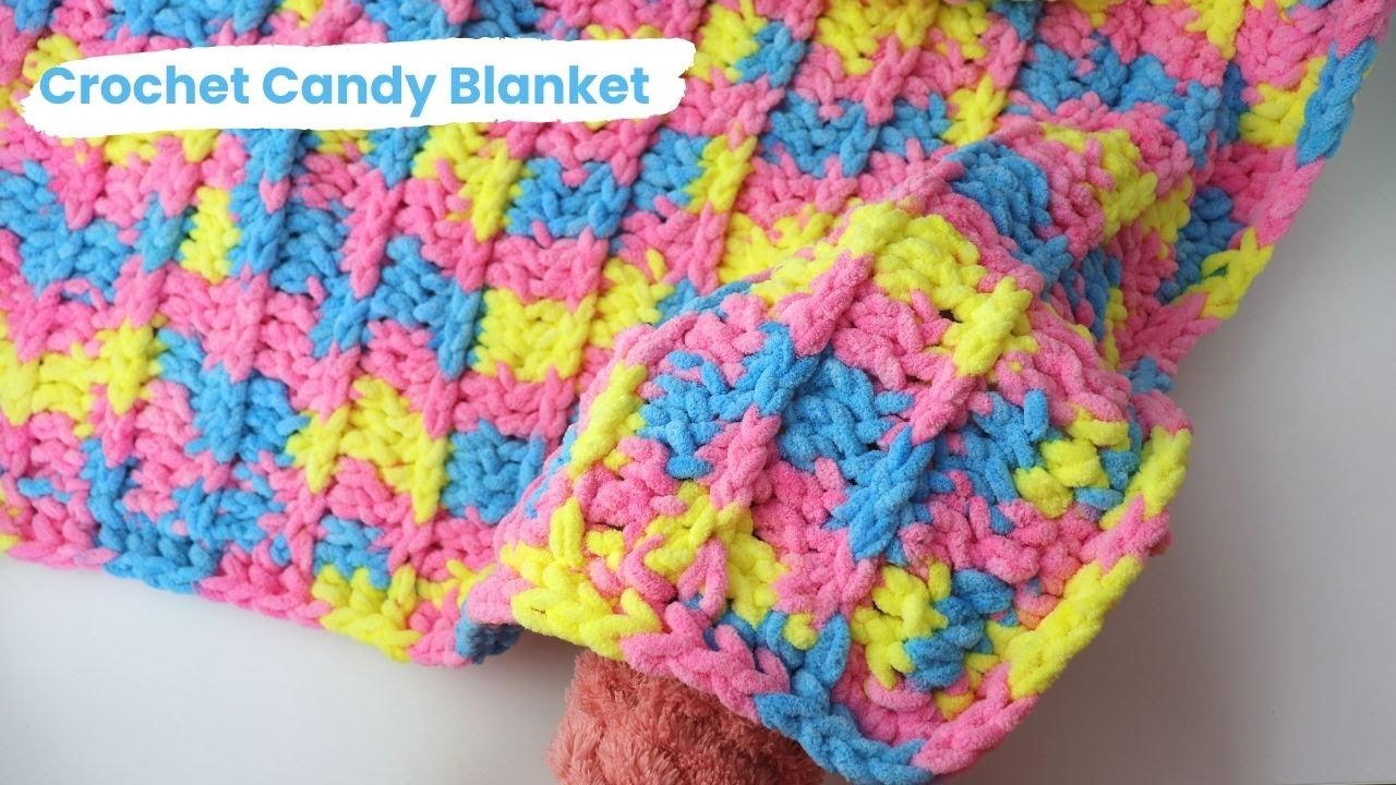 Crochet Candy Baby Blanket
