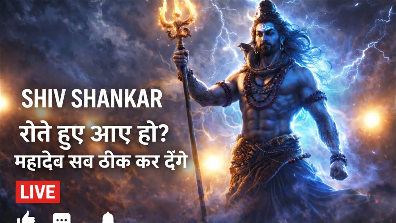 🔴 LIVE शिव चालीसा | आज का शक्तिशाली शिव भजन | ॐ नमः शिवाय | हर हर महादेव