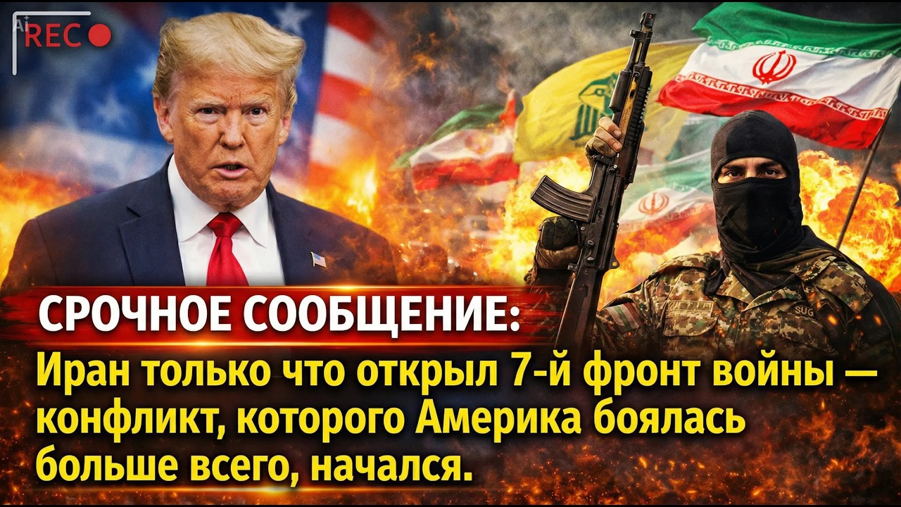 СРОЧНО: Иран открыл 7-й фронт — конфликт, которого США боялись больше всего