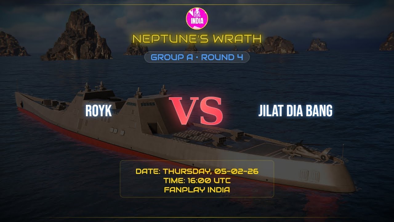 Fanplay INDIA || ROYK VS JILAT DIA BANG || R4 || MATCH-2/2 || MW_Tournament TV