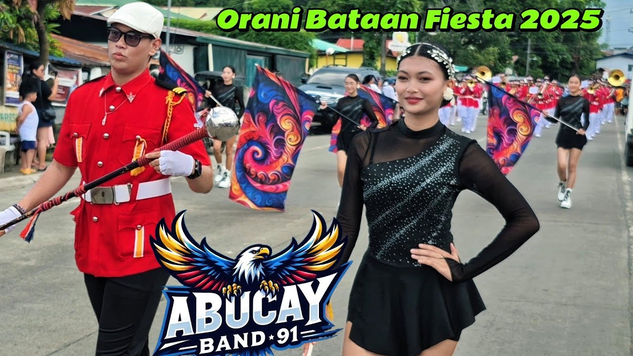 Abucay Band 91 | Orani Bataan Fiesta 2025 | Marching Band Parade 