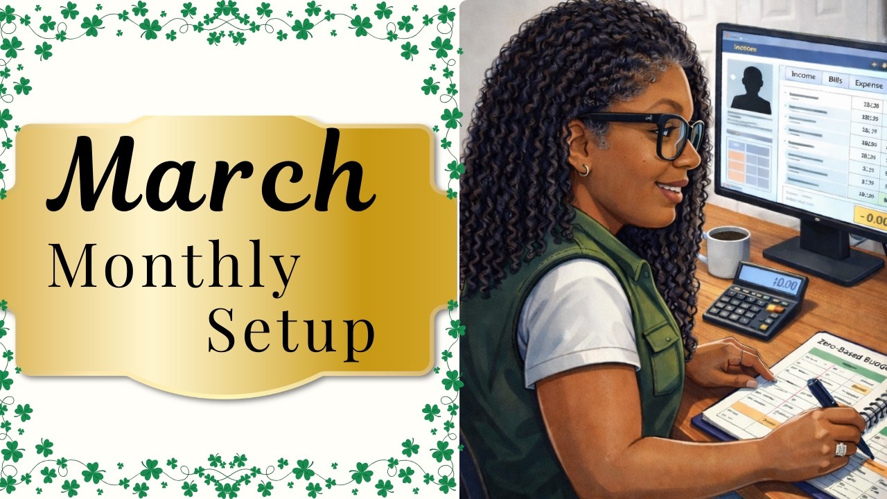 My March Budget Setup | $6,000 Monthly Plan With Me
