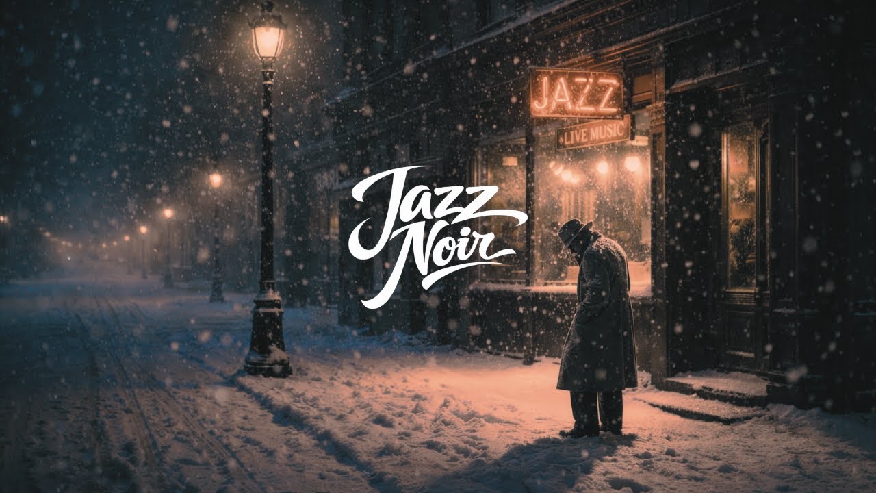 Snowfall Noir — 2 Hours of 1940s–1950s Jazz Club Nights for Focus & Unwind | Winter Jazz Bar