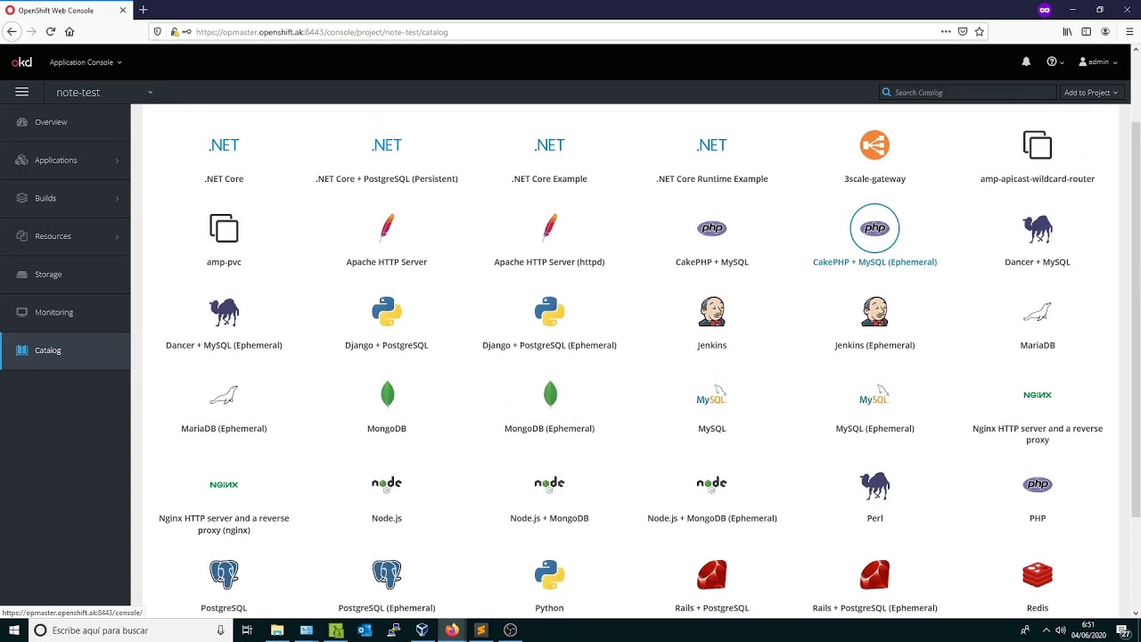 login in web console openshift cluster