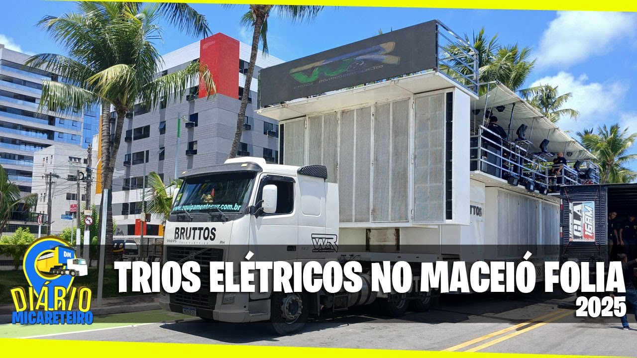 OS TRIOS ELÉTRICOS NO PRÉ-CARNAVAL DE MACEIÓ 2025