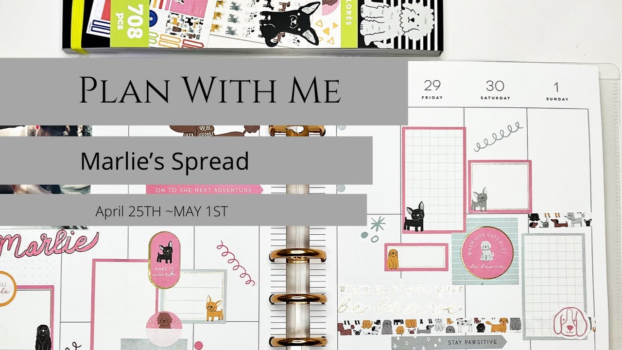 Plan With Me | Marlie’s Spread | Classic Happy Planner