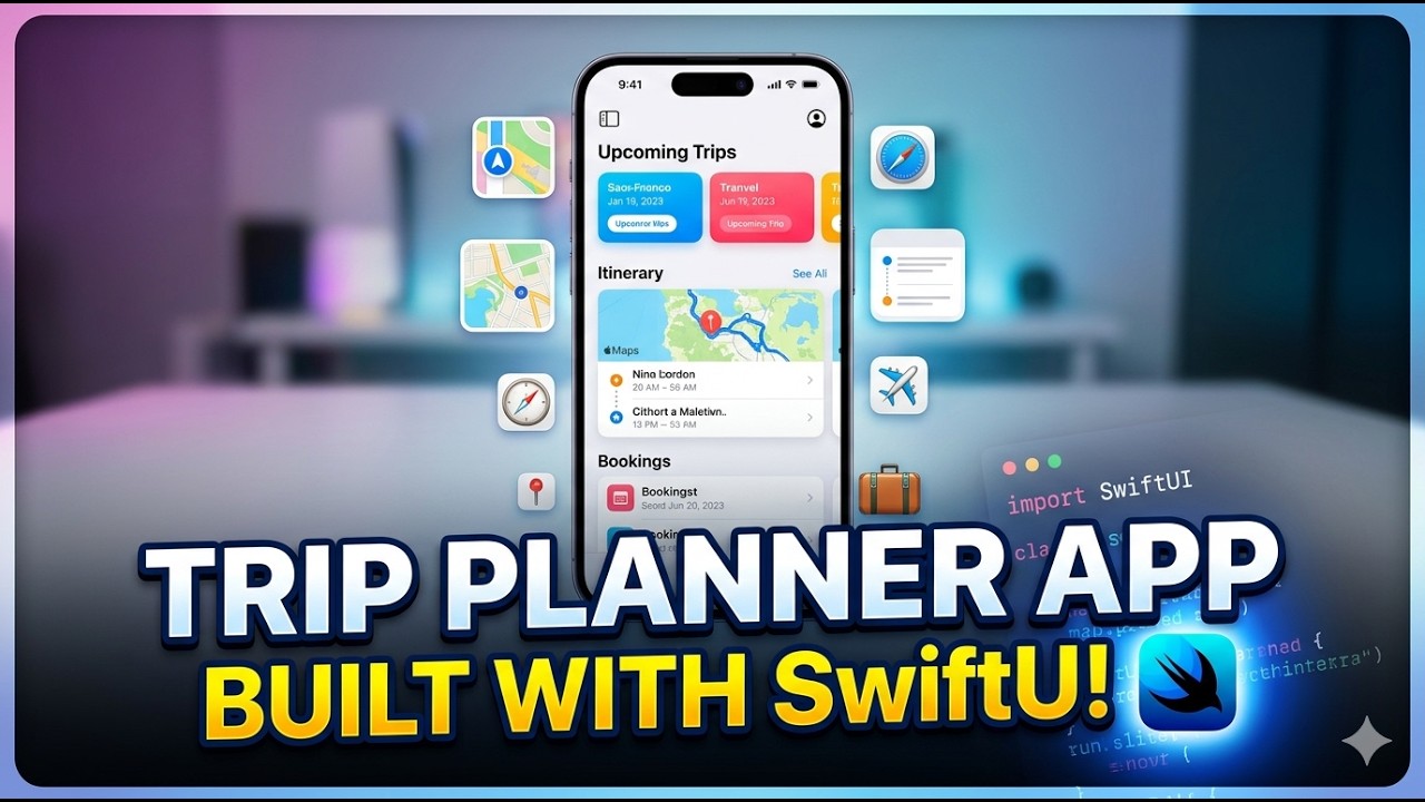 📱Trip Planner App | Swift | SwiftUI | iOS | India 🇮🇳