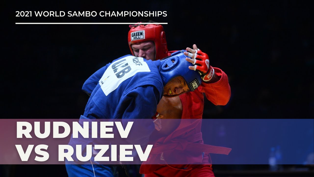 RUDNIEV (UKR) vs RUZIEV (UZB). Combat SAMBO 79 kg. World Sambo Championships 2021