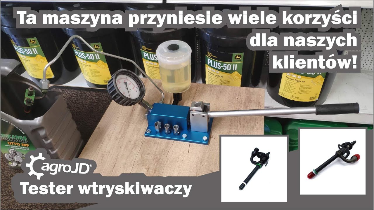 Nowość w dziale części! 🆕 - Tester wtryskiwaczy ołówkowych do John Deere!