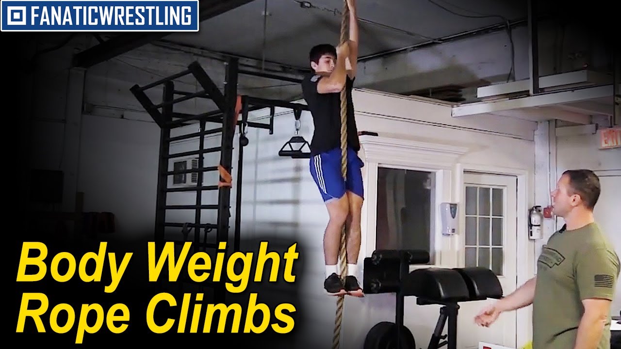 Body Weight Rope Climbs For Wrestling by Zach Even-Esh