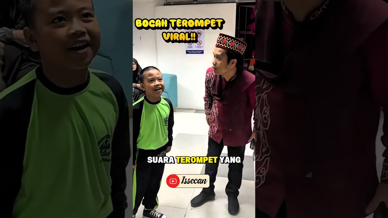 viral Pak Ustad Kaget Lihat Bocah Ini Bersuara Terompet! #viral