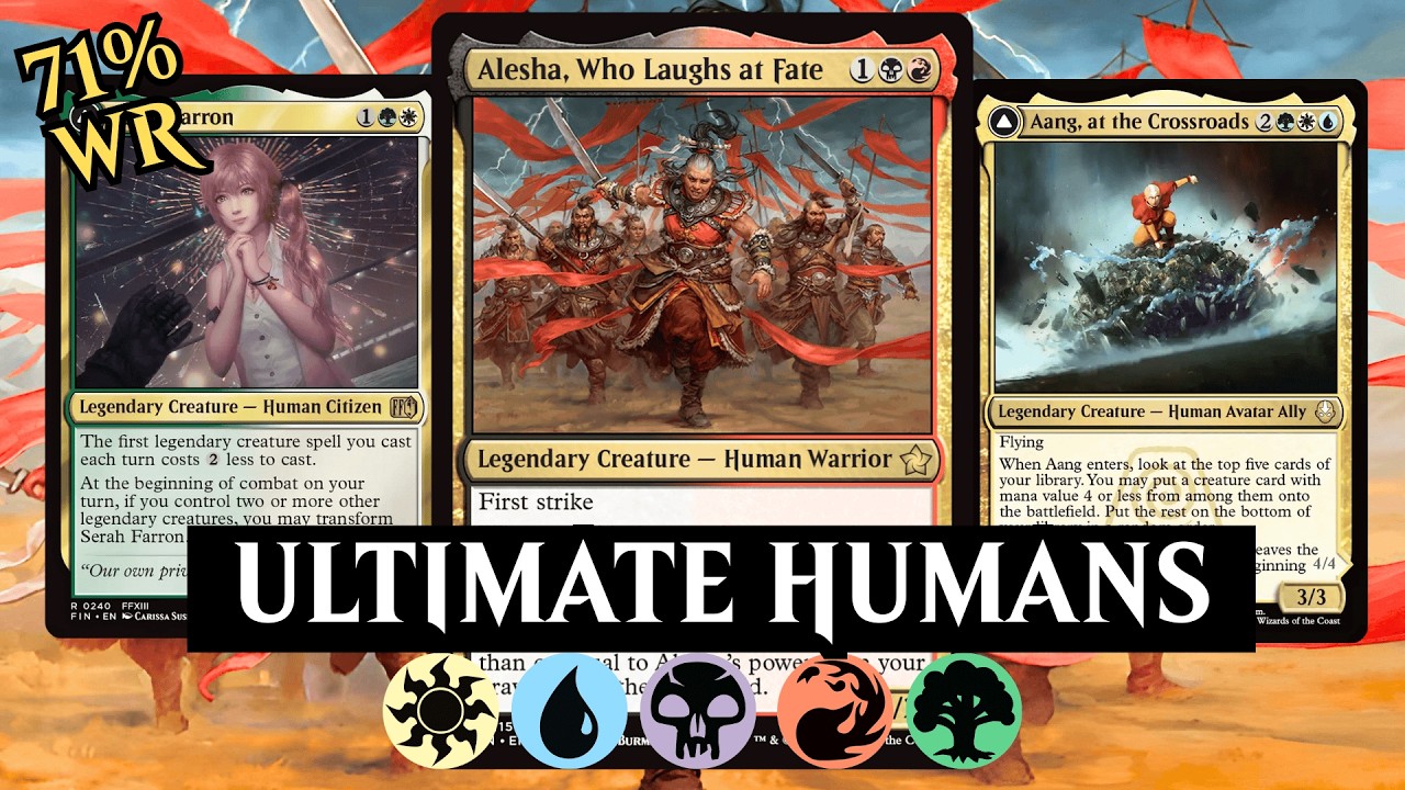 Winning With Humans is LEGENDARY Fun | MTG Arena Standard