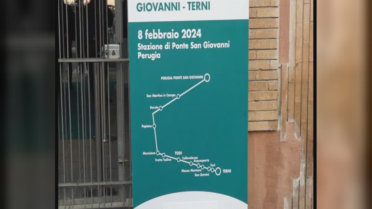 Salvini inaugura i lavori sulla tratta per Terni