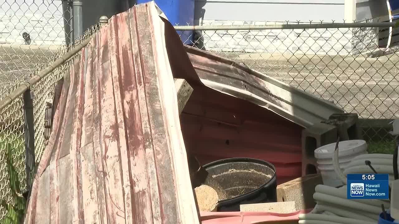 Manoa Home Strom Damage