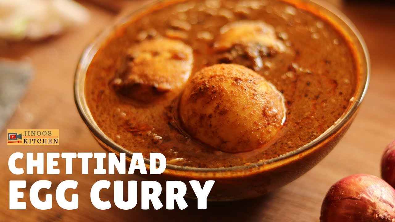 Chettinad egg curry | Chettinad muttai kulambu recipe | Jinooskitchen