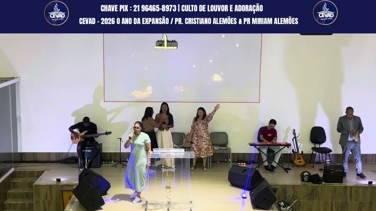🔥 CULTO DE LOUVOR E ADORAÇÃO - CEVAD 2026, O ANO DA EXPANSÃO. 🔥