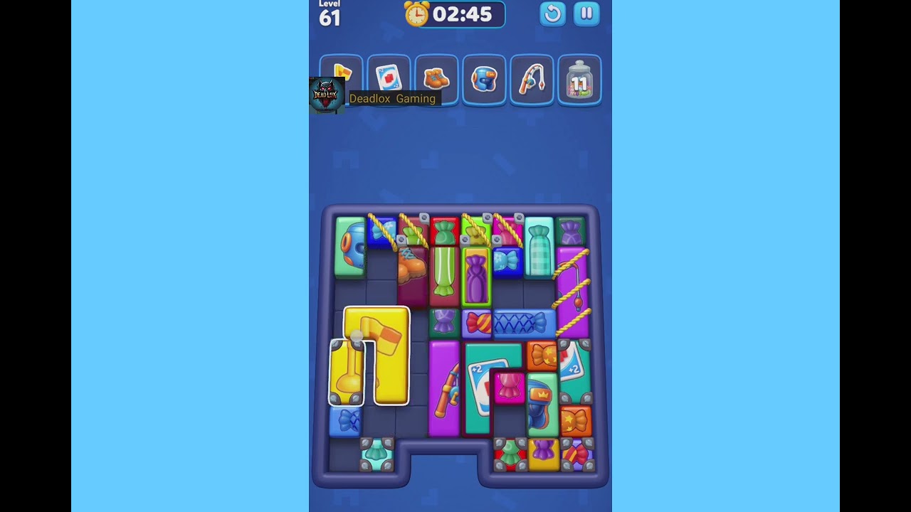 Picture Block Jam Level 61. Walkthrough Gameplay