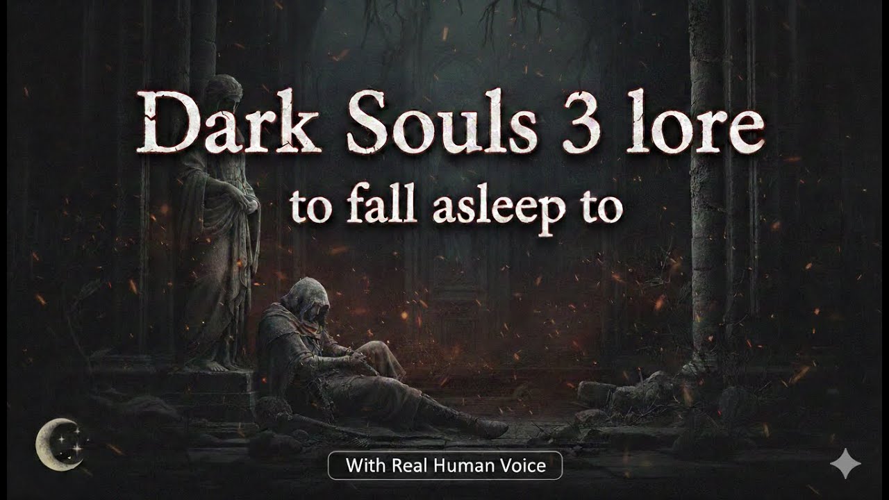 Dark Souls 3 Lore to Fall Asleep To With Real Human Voice