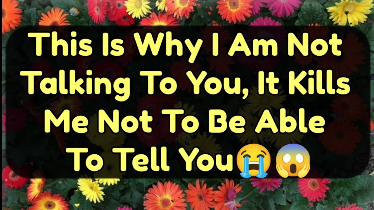 Current Thoughts And Feelings Of Your Person Love Messages This is Why I'm Not Talking To You