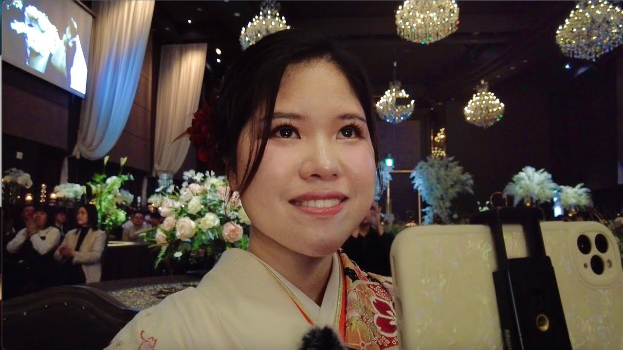 【日韓カップル🇯🇵🇰🇷】韓国で妹の結婚式に参列したら大勢の人に祝われていて大感動で涙！【韓国/ソウル】