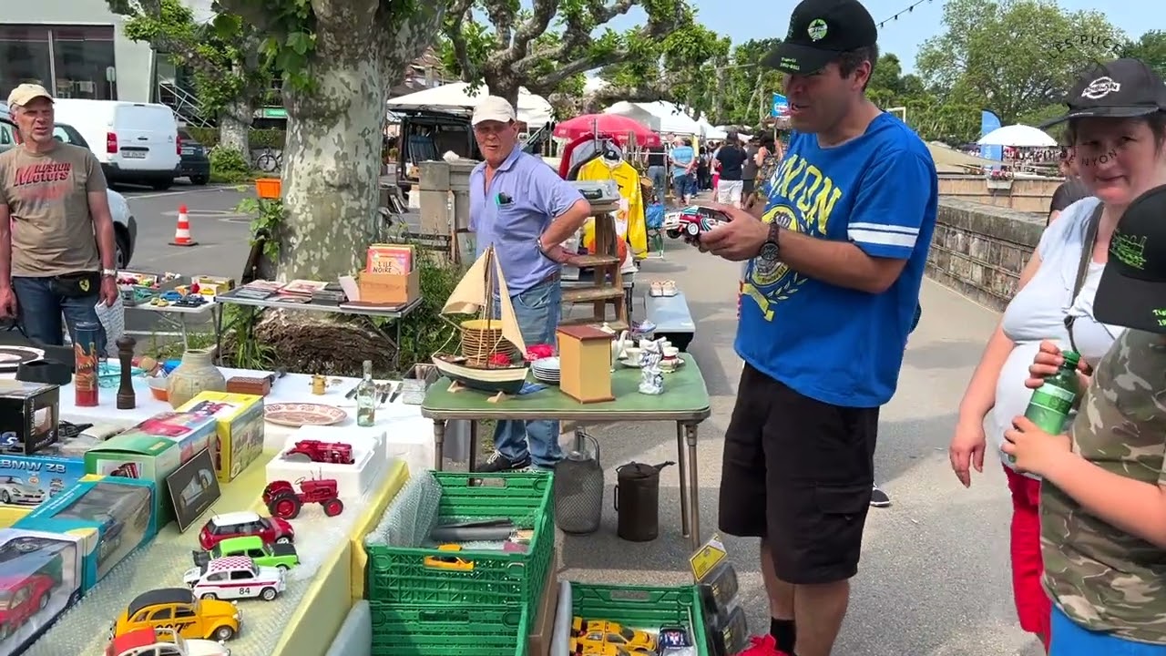 Présentation du Marché aux Puces de Nyon dans le Quartier de Rive