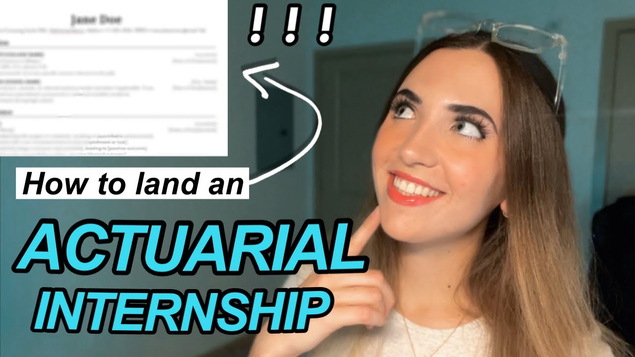 How to make your actuarial science RESUME stand out!