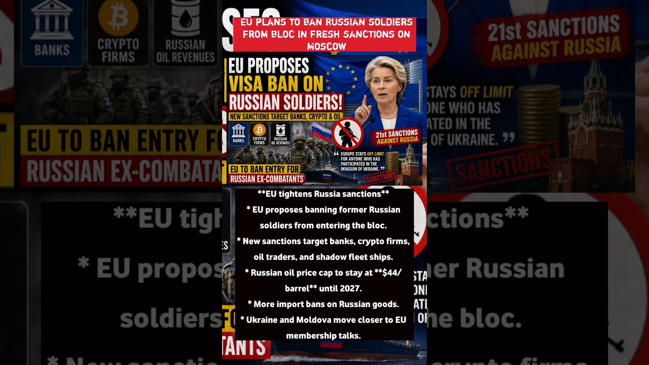 Europe Unveils 21st Round of Sanctions Against Russia
