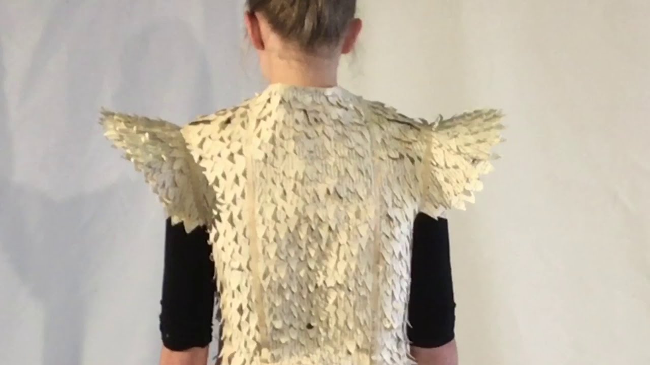 Paper Dress from the pages of books created by Ritchie Ares Do&ntilde;a - REMADE Sustainable Wearable Art