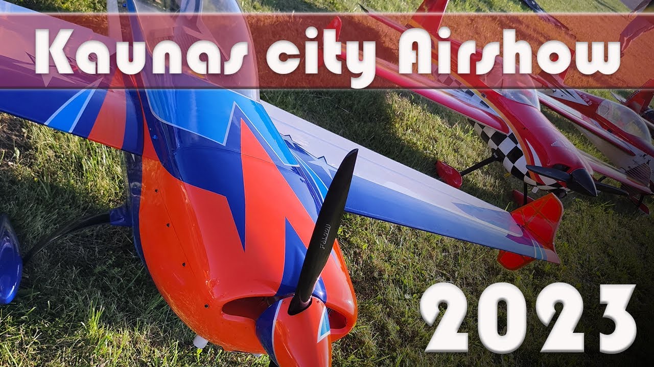 PAUZUOLIS-RC team model display in Kaunas city airshow 2023.