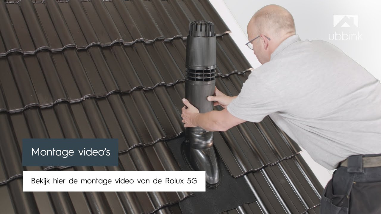 Montage video Ubbink Rolux 5G - toepassing foliedak
