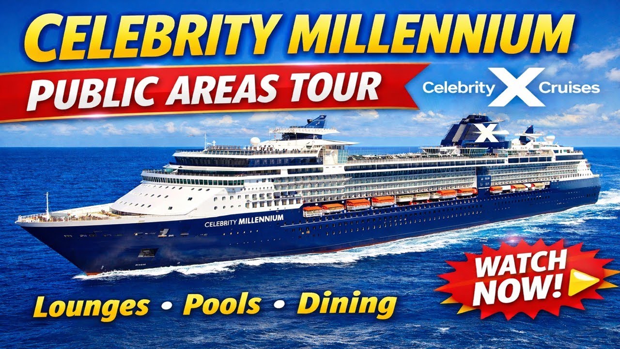 Экскурсия по всем общественным зонам Celebrity Millennium