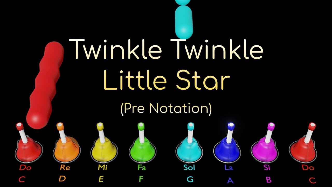 Bells - Twinkle Twinkle Little Star (Pre Notation)