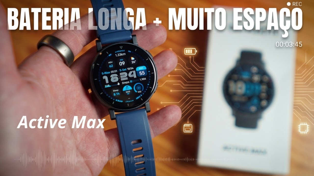 Amazfit Active Max em mãos: primeiras impressões surpreendem