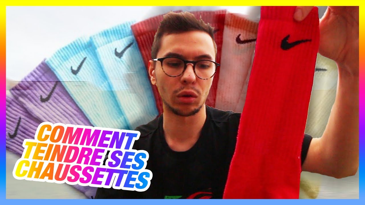 Tuto #1: COMMENT TEINDRE SES CHAUSSETTES ?!