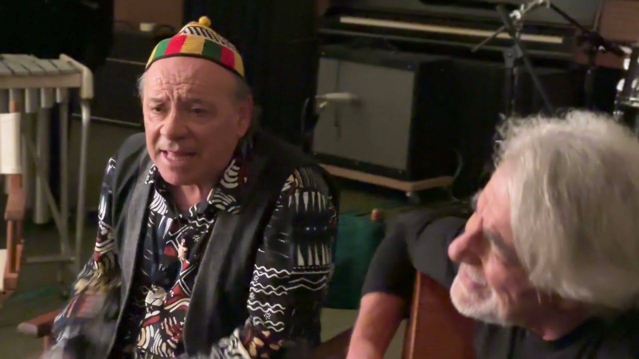 Backstage 'Pino Daniele - Nero a Metà' improvvisazione di Tony Cercola e Giovanni Guarracino