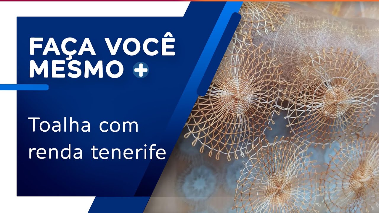 Toalha de bandeja com renda tenerife por Paulo Alves