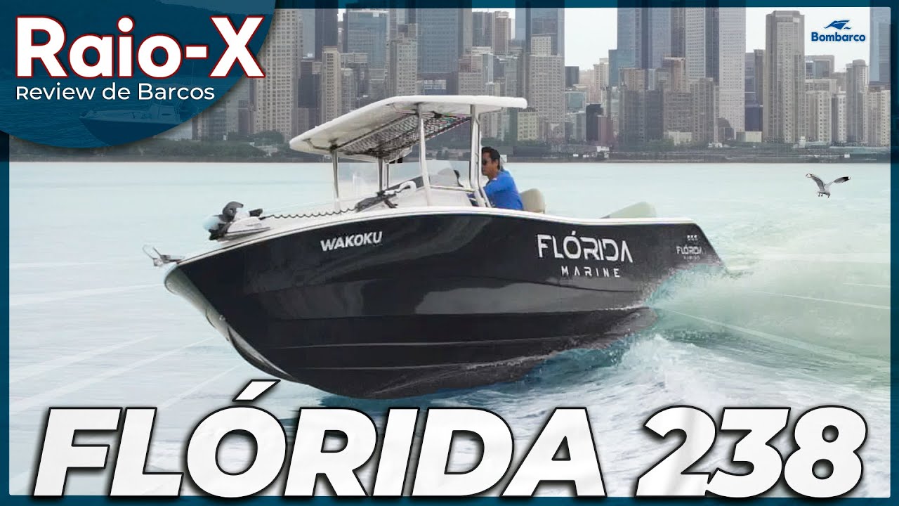 FLORIDA 238 - From pleasure boat to fishing with TECHNOLOGY! Bombarco X-Ray, your Boat Review