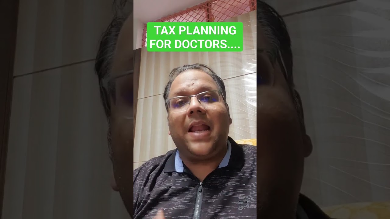 TAX PLANNING FOR DOCTORS....#doctor #hospital #money #save