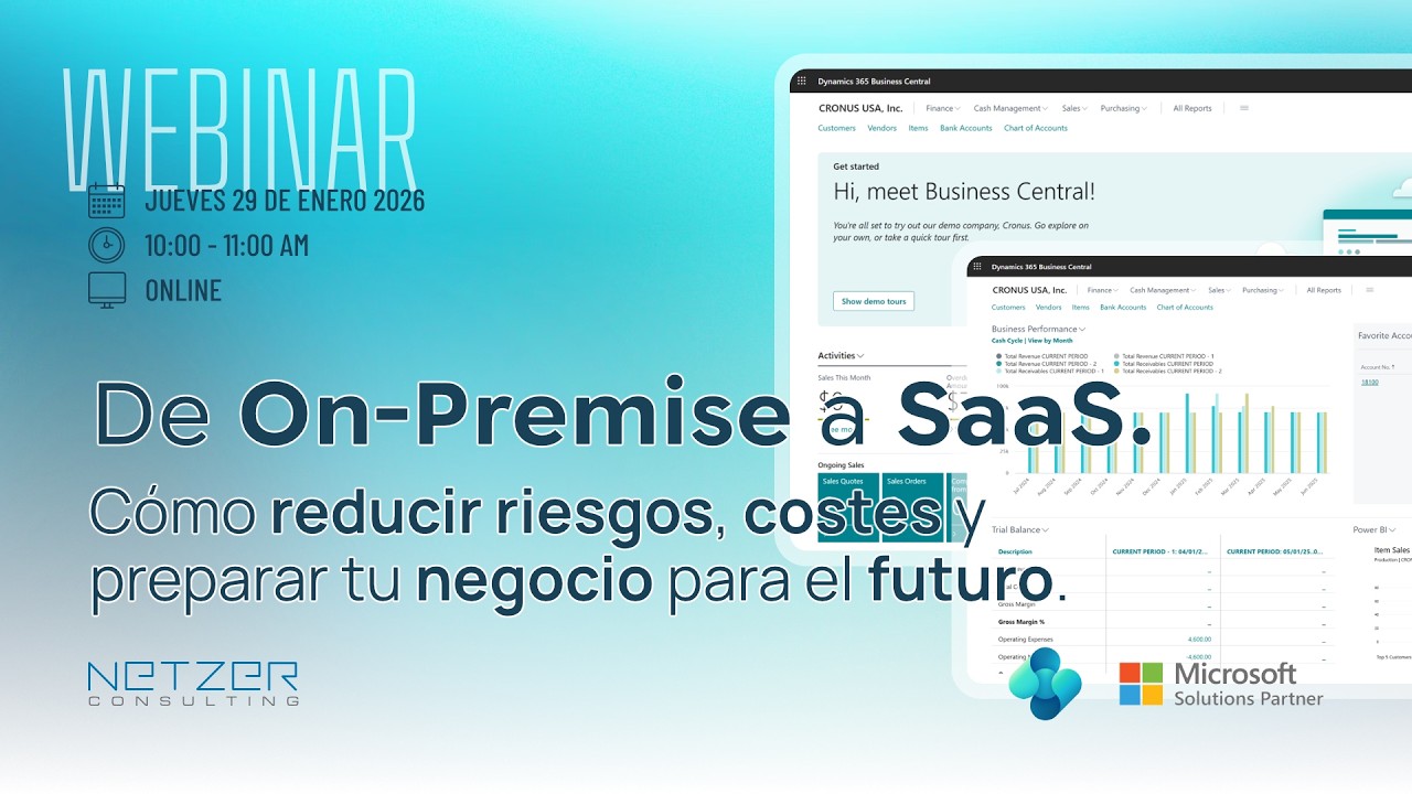 De On-Premise a SaaS. Reduce riesgos, costes y preparar tu negocio para el futuro.