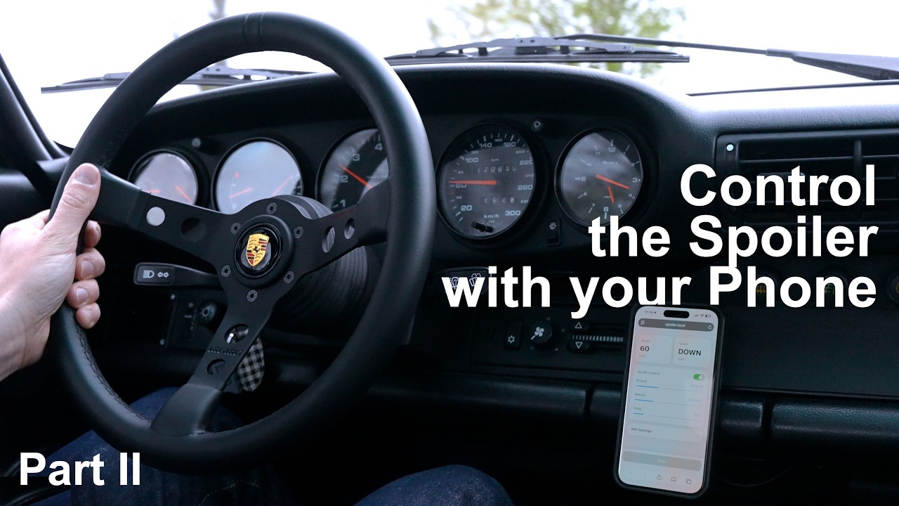Взлом спойлера на моем Porsche 964. Часть 2 &ndash; Как сделать его пригодным для езды.