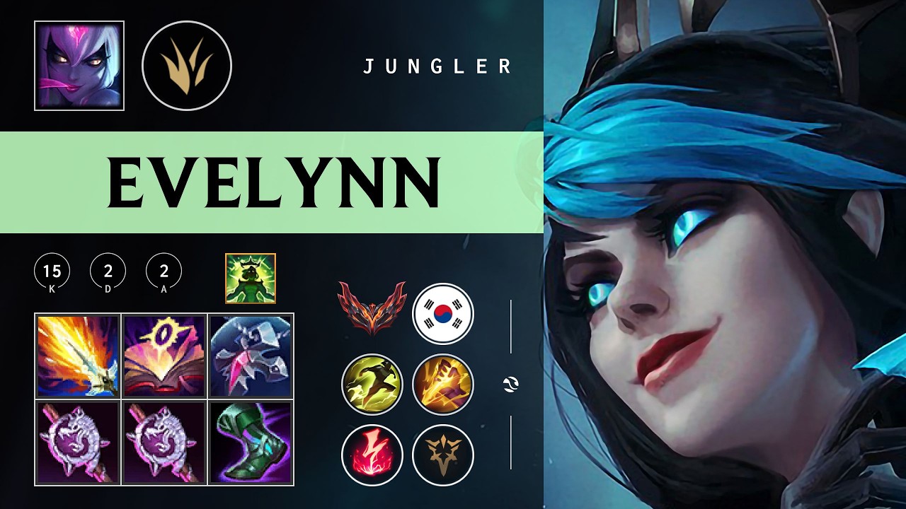 Evelynn Jungle vs Talon - KR Grandmaster Patch 26.03